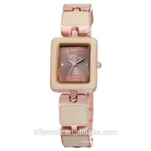 rose red stainless watch for women